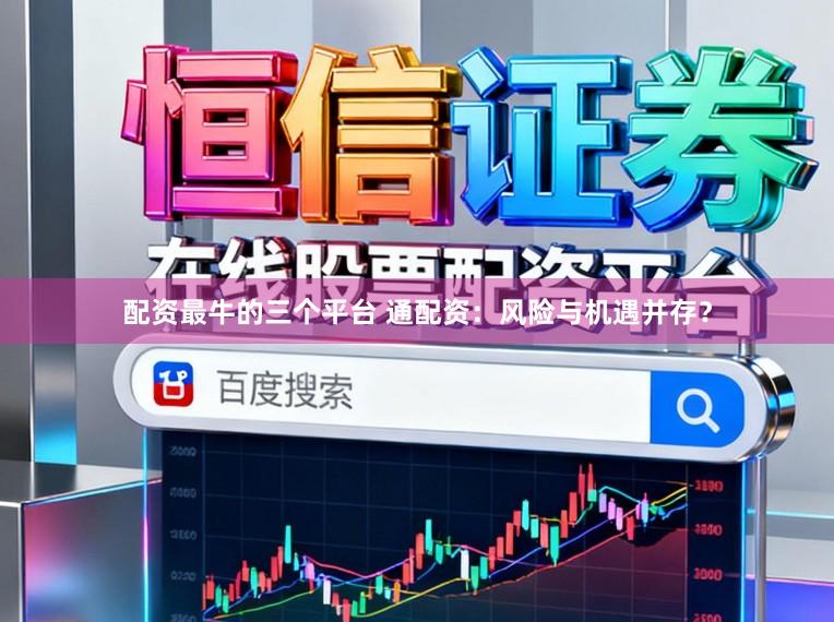 配资最牛的三个平台 通配资：风险与机遇并存？